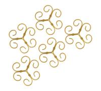 HEEPDD Ganci di Supporto per Piante Monstera da 5 Pezzi, Supporto per Stelo in Ferro per la Coltivazione di Piante Rampicanti, Altezza 10,5 Cm per Uso Interno Ed Esterno