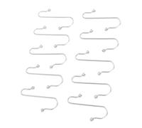 HEEPDD Ganci in Acciaio Inossidabile 100 Pezzi a Forma di Forma Appesa per gli Ornamenti Dell'albero di Natale Decorazioni per la Casa e Display per le Vacanze