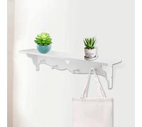 HEEPDD Gancio di Decorazione della Parete Intagliata Bianca per lo Scaffale per il Soggiorno, Scaffale delle Pareti per L'acqua per Oggetti da Collezione Preferiti