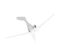 HEEPDD Generatore Eolico da 500 W 24 V, Kit Generatore di Energia Eolica a 3 Pale in Lega di Alluminio con Scatola di Controllo per Uso Domestico Terrestre, Fuori Rete (Bianco, 1,2 m)