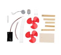 HEEPDD Generatore Eolico Fai-da-te, Motore da 1,5 V per Bambini, Kit Turbine Eoliche Verticali per Apprendimento Scientifico e Divertimento Generatore Eolico Fai-da-te, Giocattolo Educativo con Nan