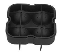 HEEPDD Ghiaccio Silicone, Produttore di Ghiaccio Sfera 2.6in per Feste per la Lavastoviglie Nera e Design a Prova di Perdite Nan