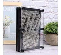 HEEPDD Giocattolo Artistico con Pin Clone 3D, Decorazione da Scrivania con Impressione a Mano in Acciaio Inossidabile, Giocattolo Sensoriale Creativo per l'Ufficio Domestico, Modello