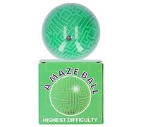 HEEPDD Giocattolo per Puzzle del Labirinto del Labirinto di Memoria 3D, Mini 3D Magic Maze Puzzle Ball Brain Brain Training Game Game Wonder Wonderful Bid Children Nan (GREEN)