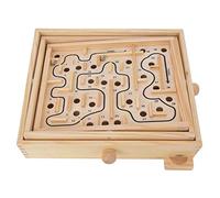 HEEPDD Gioco da Tavolo Labirinto Puzzle in Legno Migliora le capacità di Pensiero Critico Compatto 12x12 Pollici Dimensioni da Viaggio Gioco per Famiglie Avventura Notturna per Bambini Dai 3 Anni in