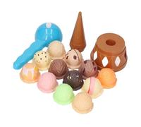 HEEPDD Gioco di Finzione Cono Gelato, Set da Gioco per Servire la Paletta, Migliora la creatività e la Destrezza con Dimensioni di 6,1 X 2,4 Pollici per Date di , Compleanni, Divertimento in Famiglia,