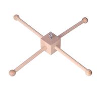 HEEPDD Giostrina per Lettino per Bambini con Struttura in Legno, Materiale di Faggio, Facile Installazione Fai-da-te, Attenzione per la Stanza dei Bambini