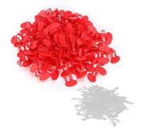 HEEPDD Goggle di Pollo da 100 Pezzi, Occhiali da Pepers di Pollo Anti -pezza per Polli NAN (Doppio Raggio Medio)