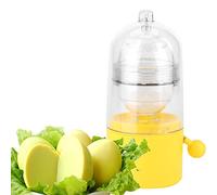 HEEPDD Golden Egg Maker, Shaker per Uova Strapazzato Alimentato a Mano, Mescola Facilmente Tuorlo e Albume Senza Rompersi, 6,3 X 2,8 Pollici, 7,8 Once, Lavabile in Lavastoviglie per la Preparazione