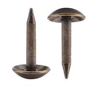 HEEPDD Graffette in Ferro Addensate per Mobili, Materiale, Set da 100 Pezzi, Ideali per Divani e Porte in Legno, Graffette in Ferro Addensate per Mobili, Dimensioni 6x12 Mm, Robuste necessità (6*12MM)