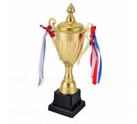 HEEPDD Grande Premio per Il Vincitore della Coppa Trofeo da 11,4 Pollici per Il Regalo della Decorazione del Partito del Gioco del Campionato di Competizione Sportiva (Gold)