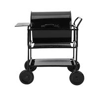 HEEPDD Griglia per Casa delle Bambole in Ferro per Carretto a Mano per Barbecue all'aperto per Decorazioni da Giardino Fatato in Scala 1:12 3,2x2,2x3,6 Pollici Il Design Leggero e Portatile