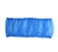 HEEPDD Guardia Cattura Semi in Gabbia per Uccelli, 4 Colori Rete in Nylon Copertura per Raccoglitore di Semi in Gabbia per pappagalli per Pappagallo Parrocchetto Medio(Blu)