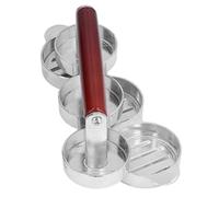 HEEPDD Hamburger Press Patty Stampo Mini Burger Press Maker per Campeggio da Campeggio All'aperto, Materiale Durevole Non -stick, 2 Pacchetti per Piccoli Gite in Cucina