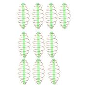 HEEPDD HEEPDD 10 Mangiatoie a Molla per Pesca Alla Carpa, Lanciatore di Esche Leggere in Plastica per Catturare Pesci, Dimensioni Compatte per un Facile Trasporto (L) (L)