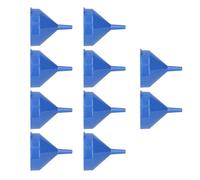 HEEPDD Imbuto Dispenser Piccolo, con Bocca Larga, Strumento di Ricarica da 10 Pezzi per Uso Cucina e Conservazione degli Alimenti Imbuto Dispenser Piccolo, per Olio in Plastica Nan Artigianale