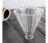 HEEPDD Imbuto per caffè, Rimovibile, Gocciolatore in Vetro con Base in Plastica per Versare il caffè Leggero e Portatile, Perfetto per 1-4 Tazze di Famiglia o Amici (Colore assortito)