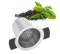 HEEPDD Infusher di Acciaio Inossidabile con Copertura in Silicone per Accessori da tè, Tazza di Filtro a Rete Fine da Amare, 1,8 Pollici 3,0 Pollici