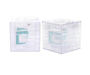 HEEPDD Innovativo Gioco Puzzle Labirinto Denaro, Giocattolo Educativo in Plastica per Bambini, Sfida Divertente e Coinvolgente per Risparmiare Denaro, Ideale per Bambini Dai 5 Anni in su (WHITE)