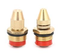 HEEPDD Irrigatore Regolabile in Ottone G1/2 DN15, Ugello Nebulizzatore per Irrigazione da Giardino con Installazione Semplice, per Atomizzazione a Fontana, Raffreddamento del Tetto,