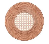HEEPDD Isolamento a Calore Tappetino Intrecciato, Pochemat Rattan per Ristorante da Pranzo in Cucina, Tappetino da Luogo in Tessuto a Mano