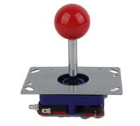 HEEPDD Joystick, Plastica con Asta in Acciaio, Joystick da Gioco a 2/4/8 Vie per Giochi, Adatto per Pannelli di Controllo in Legno e Metallo