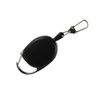 HEEPDD Keychain a Scomparsa, Gancio Rapido a Prova di Furto, Cordino Portatile Portatile Pesante, per Chiavi, Piccoli Articoli NAN (BLACK)
