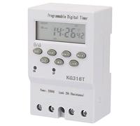 HEEPDD KG316T Interruttore Timer 220 V, Interruttore di Controllo del Tempo del Microcomputer Programmabile per Elettrodomestici Materiali Ausiliari Elettrici