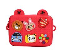 HEEPDD Kids Tide Schoolbag, Custodia Antivegetativa Leggera per Bomboniere per Fotocamera per Bambini (Rosso)