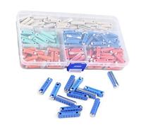 HEEPDD Kit Assortimento di Fusibili per Auto a Forma di Siluro Multicolore da 200 Pezzi per Auto Europee, Kit di Assortimento per Europee, Struttura in Plastica, Protegge da Cortocircuiti e