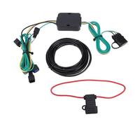 HEEPDD Kit Cablaggio Rimorchio a 4 Pin per Telluride LX S 2023-2025, Cablaggio LX S 2023-2025, Alloggiamento in ABS Kit Traino con Spina Piatta a 4 Vie per Luci Rimorchio Barca Segnali Freno Pin