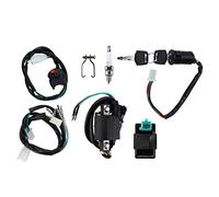 HEEPDD Kit di Accensione CDI Bobina Cablaggio Candela con Kill Switch per Kick Start Dirt Pit Bike ATV Go Kart