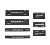 HEEPDD Kit di Blocchi di Levigatura da 7 Pezzi, Set di Cuscinetti di Levigatura Portatili Flessibili in EVA per Progetti Automobilistici e di Lavorazione del Legno Vernice, Rivestimento e