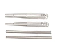 HEEPDD Kit di Riparazione per Strumenti in Ottone, Set di Maniglie per Giramaschi in Acciaio per Tromba, Trombone e Corni Francesi, Impugnatura da 100 Mm per Strumenti a Fiato in Ottone