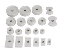 HEEPDD Kit di Stampi per Pressa per Orologi da 20 Pezzi, Strumenti Professionali per la Chiusura della Cassa di Riparazione dell'orologio con Nucleo in Rame in Plastica Resistente, Dimensioni