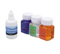 HEEPDD Kit di Test della Soluzione di Calibrazione del PH con 50 Ml PH 7,00 4,00 10,01 Soluzioni Tampone e Liquido di Conservazione Dell'elettrodo da 30 Ml per Metri Elettrodi Penne