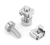 HEEPDD Kit di Viti Portanti e Dadi a Gabbia di Rete di 20 - Elementi di Fissaggio di Mobili Forti Ed Elettrici - Materiale in ferro. (M5*20 (20pcs))