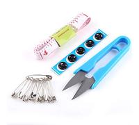 HEEPDD Kit Grande Scatola da Cucito, in Plastica per Filo da Cucito, Aghi e Strumenti, Ideale per Lavori Domestici e Progetti Fai-da-te Altri Accessori per e Ricamo (Rosa rossa)