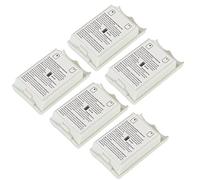 HEEPDD Kit Guscio Batteria di Ricambio Universale per Controller 360, per Controller 360, Materiale ABS Resistente, 5 Coperture per PC, Perfetto per gli Appassionati di Giochi e 360 (WHITE)