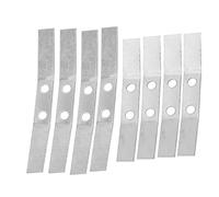 HEEPDD Kit Molle a Balestra per Asse Posteriore in Acciaio Argentato in Acciaio per Camion WPL D12 RC 8 Pezzi di Accessori di Ricambio Durevoli