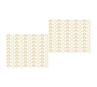 HEEPDD Kit Occhielli in Ottone, Set di Anelli di Tenuta in Metallo Resistente per Tessuto e Pelle, 100 Set, Diametro Interno 18 Mm Adatto per Riparazioni (#4)