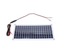 HEEPDD Kit Pannello Solare da 30 W, Caricabatteria Solare Monocristallino con Controller MPPT Intelligente per Barca, Auto, Moto, Campeggio All'aperto
