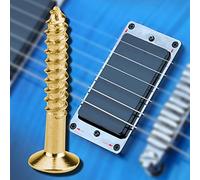 HEEPDD Kit per Viti per Picker per Chitarra Elettrica con Viti di Montaggio Standard a 40 Pc, Design a Doppia Bobina, Materiale in Metallo, per gli Amanti della Chitarra (GOLD)