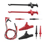 HEEPDD Kit Puntali per Multimetro, Punte di Test in Ottone Risposta Rapida, Doppio Isolamento per Laboratori di Diagnostica Automobilistica e Industria