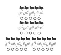 HEEPDD Kit Rondelle Elastiche per Cani con Nottolino di Avviamento da 20 Pezzi, Installazione Facile per la Manutenzione della Motosega con Componenti in Ferro e Plastica Compatibili MS170 MS180 MS260
