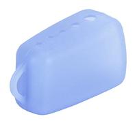 HEEPDD Kit Spazzolino Copricapo Protettivo Copricapo per Spazzolino Elettrico con Custodia da Viaggio Portatile per Viaggi a Casa Campeggio Escursionismo in Silicone all'aperto Nan (azzurro)