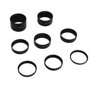 HEEPDD Kit Tubo di Estensione della Lunghezza Focale, 8 Pezzi M48x0,75 Lunghezza Focale Filed Extension Pipe 3 5 7 10 12 15 20 30mm Ring di Estensione per la Fotografia di Telescopio Astronomico