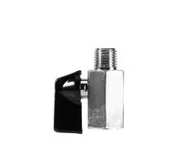 HEEPDD La Valvola a Sfera in Ottone Regola in Modo Efficiente il Flusso d'acqua dell'aria e dell'olio con Struttura Leggera e Compatta, Bassa Resistenza Ai Fluidi da 1/4 di Pollice per Sistemi di