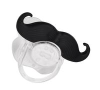 HEEPDD Labbra Ciuccio di Barba, Ciuccio Divertente in Silicone per Bambini con Design Ortodontico e Forma Ergonomica per Ragazzi e Ragazze (11 rotoli di barba)