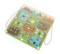 HEEPDD Labirinto Magnetico in Legno per Bambini, Gioco da Tavolo per l'allenamento del Cervello, Sviluppa abilità Motorie per Bambini dai 3 Ai 6 Anni